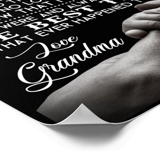 Mein lieber Grandson Poster (Ecke)