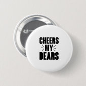 Mein lieber handgezeichnet Typografie-Design Button (Vorne & Hinten)