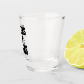 Mein lieber handgezeichnet Typografie-Design Schnapsglas (Rechts)