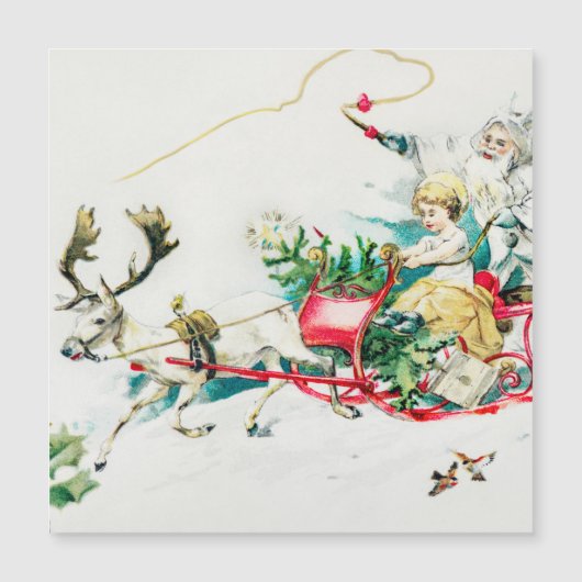 Mein lieber kleiner Freund - Weihnachtsfeiertag Magnetkarte (Vorderseite)