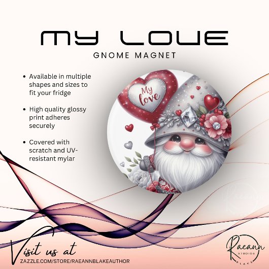Mein Liebes-Gnom-Magnet Magnet