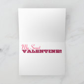 Mein liebes Valentin! Karten Rosa Blume (Innenseite)