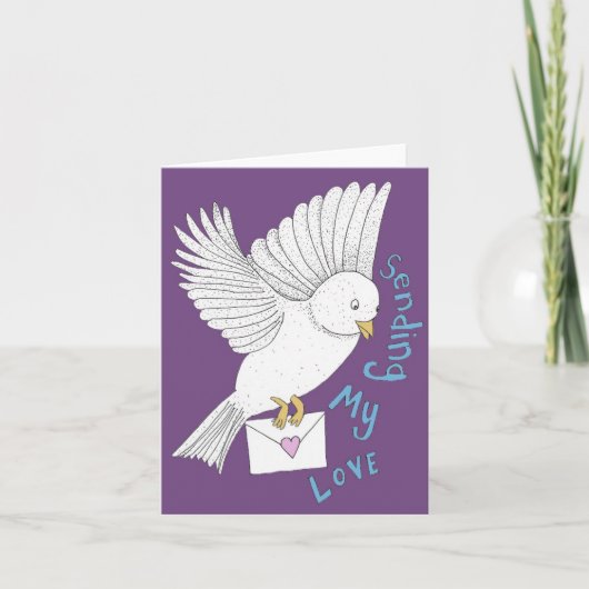 Mein Liebesvogel senden Karte (Vorderseite)