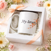 Mein Liebhaber Zweifarbige Tasse