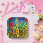 Mein lieblicher Lieblingsmusikliedeentwurf: Schöne Pappteller (Party)