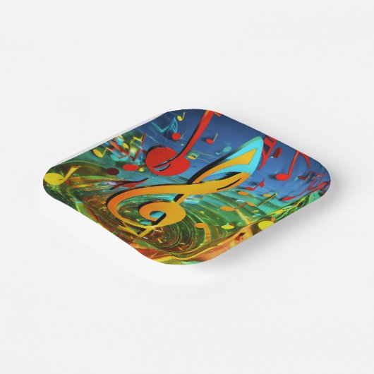 Mein lieblicher Lieblingsmusikliedeentwurf: Schöne Pappteller (Gewinkelt)