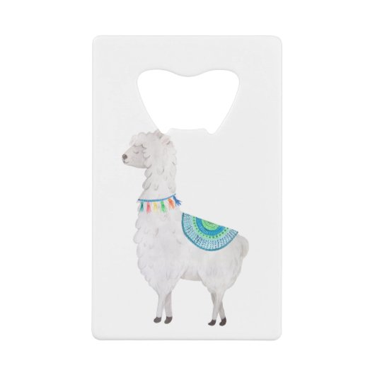 Mein lieblicher Llama Geldbeutel Flaschenöffner (Vorderseite)