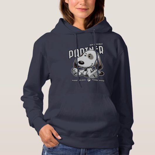 Mein lieblicher Partner | Frauen Hoodie (Vorderseite)
