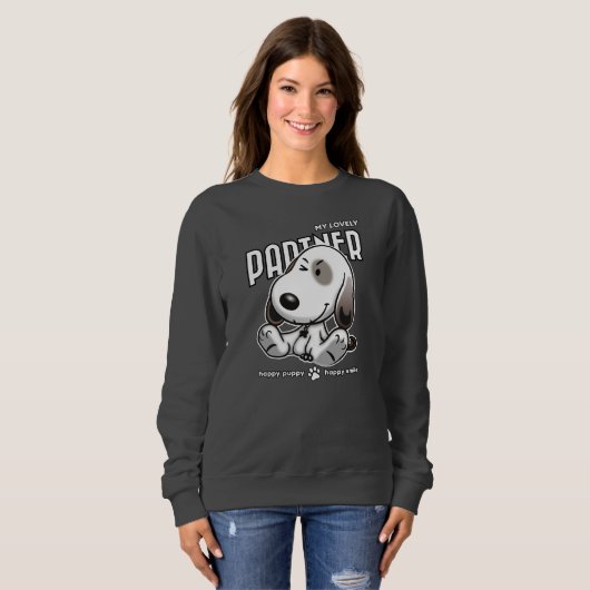 Mein lieblicher Partner | Frauen Sweatshirt (Vorne ganz)