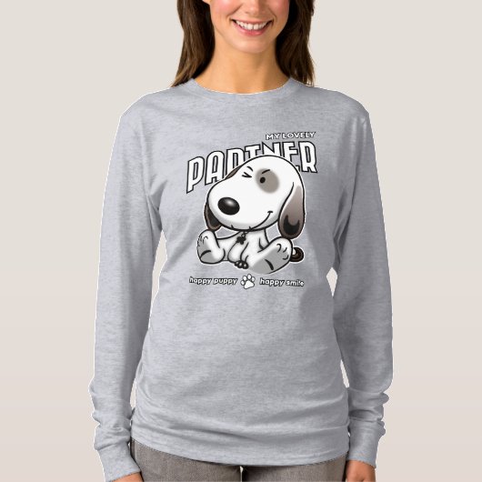 Mein lieblicher Partner | Langschläfchen für Fraue T-Shirt (Vorderseite)