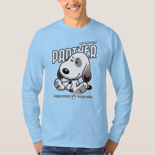 Mein lieblicher Partner | Langschläfer T-Shirt (Vorderseite)