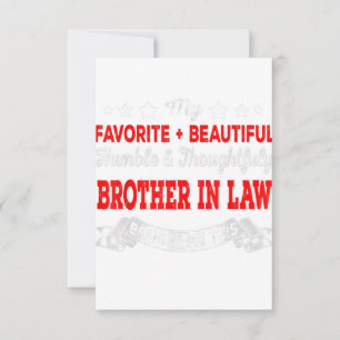 Mein lieblicher, schöner Bruder im Jura ein lustig RSVP Karte