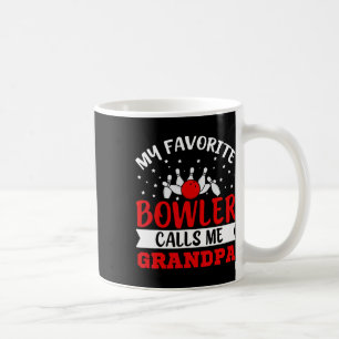 Mein Liebling Bowler nennt mich Grandpa Funny Bowl Kaffeetasse