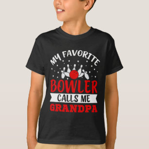 Mein Liebling Bowler nennt mich Grandpa Funny Bowl T-Shirt