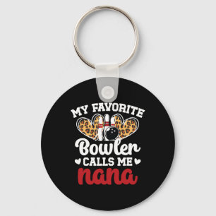 Mein Liebling Bowler nennt mich Nana Bowling Nana Schlüsselanhänger