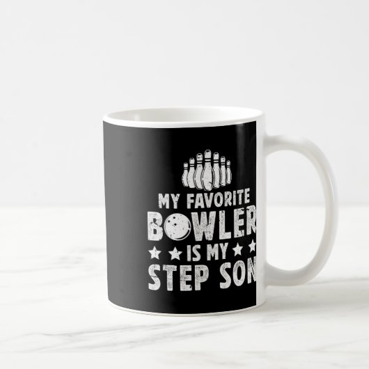 Mein Liebling Bowler Stepdad Bowling Stepdad von e Kaffeetasse (Rechts)
