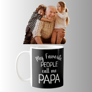 Mein Liebling nennt mich Papa Foto Grandkids Kaffeetasse