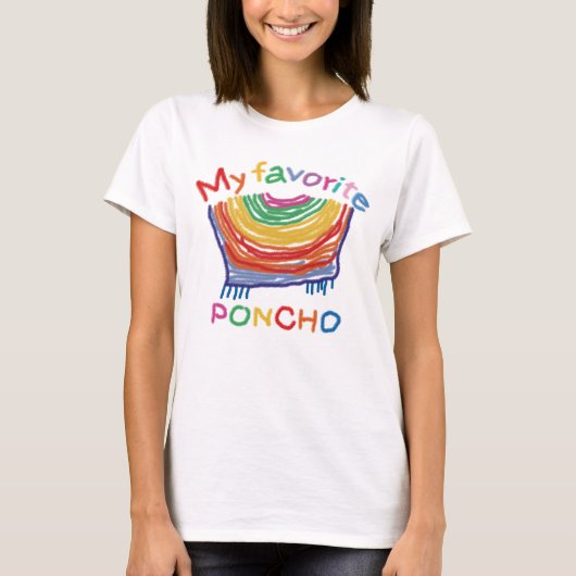 Mein Liebling Poncho. T-Shirt (Vorderseite)