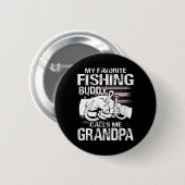 Mein Lieblings-Angelbuddy nennt mich Opa Button (Vorne & Hinten)
