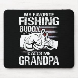 Mein Lieblings-Angelbuddy nennt mich Opa Mousepad
