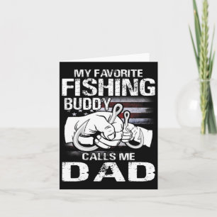 Mein Lieblings-Angelbuddy nennt mich Vater Karte