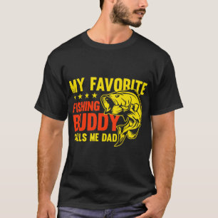 Mein Lieblings-Angelbuddy nennt mich Vater T-Shirt