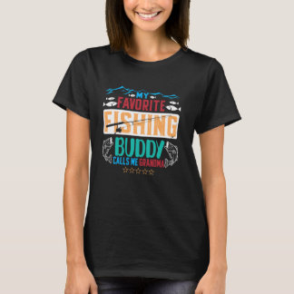 Mein Lieblings-Angelfreund nennt mich Oma Lustig F T-Shirt