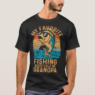Mein Lieblings-Angelfreund nennt mich Opa Lustig F T-Shirt