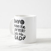 Mein Lieblings-Anwalt nennt mich Vater Kaffeetasse (Vorderseite Links)