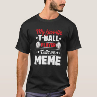 Mein Lieblings-Ball-Spieler ruft mich zum Mutterta T-Shirt