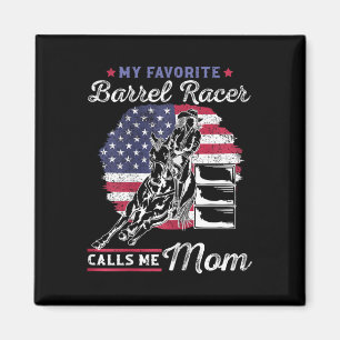 Mein Lieblings-Barrel-Racer nennt mich Mama I Hors Magnet
