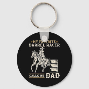Mein Lieblings-Barrel-Racer nennt mich Vater I Pfe Schlüsselanhänger