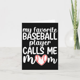 Mein Lieblings-Baseball-Player nennt mich Mama Shi Karte