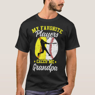 Mein Lieblings-Baseball-Softball-Spieler nennt mic T-Shirt