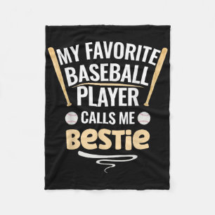 Mein Lieblings-Baseball-Spieler nennt mich Bestie Fleecedecke