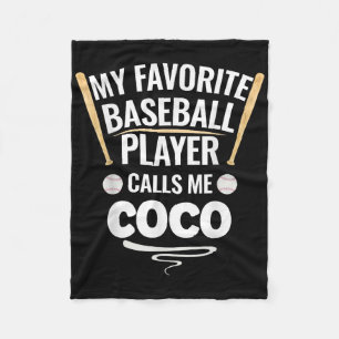 Mein Lieblings-Baseball-Spieler nennt mich Coco Fleecedecke