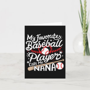 Mein Lieblings-Baseball-Spieler nennt mich Nana Ba Karte