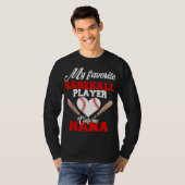 Mein Lieblings-Baseball-Spieler nennt mich Nana Wo T-Shirt (Vorne ganz)