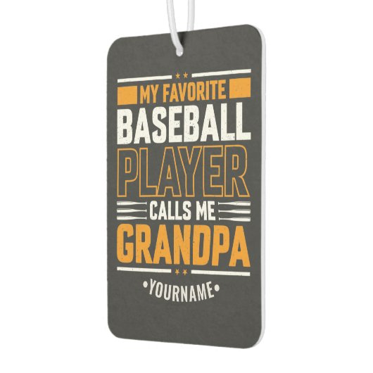 Mein Lieblings-Baseball-Spieler nennt mich Opa Autolufterfrischer (Links)