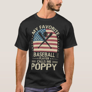 Mein Lieblings-Baseball-Spieler nennt mich POPPY-U T-Shirt