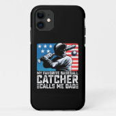 Mein Lieblings-Baseballfänger nennt mich Vater Vat Case-Mate iPhone Hülle (Rückseite)