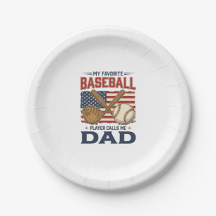 Mein Lieblings-Baseballspieler nennt mich Papa Vin Pappteller