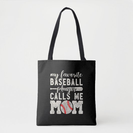 Mein Lieblings-Baseballspieler ruft mich Mama Chee Tasche (Vorderseite)