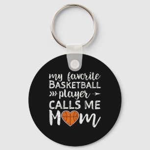 Mein Lieblings-Basketball-Spieler nennt mich Mama  Schlüsselanhänger