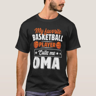 Mein Lieblings-Basketball-Spieler nennt mich Oma M T-Shirt