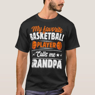Mein Lieblings-Basketball-Spieler nennt mich Opa C T-Shirt