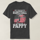 Mein Lieblings-Basketball-Spieler nennt mich Pappy T-Shirt (Design vorne)