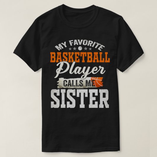 Mein Lieblings-Basketball-Spieler nennt mich Schwe T-Shirt (Design vorne)