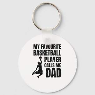 Mein Lieblings-Basketball-Spieler nennt mich Vater Schlüsselanhänger