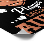 Mein Lieblings-Basketball-Spieler ruft mich Tantch Poster (Ecke)
